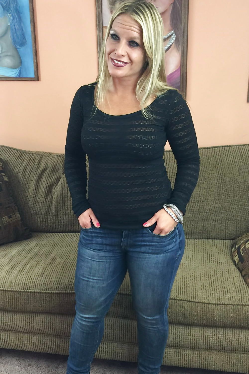 Blonde MILF Skylar shows off her curves #2