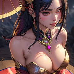 chinese temple (Ai models)