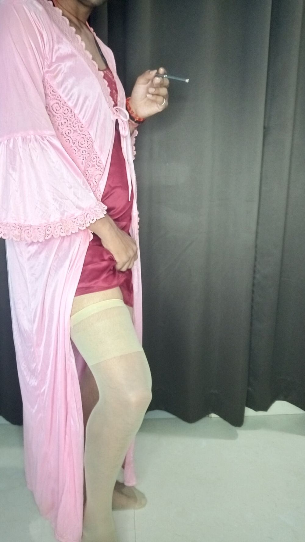 My sexy satin nighty #21