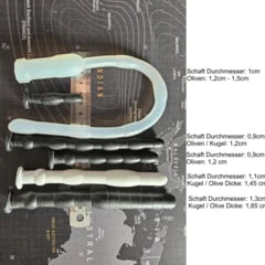 Penis Plugs with measurements