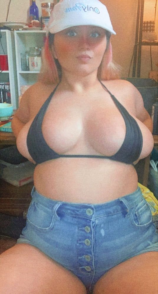 Huge Tits Barely Fitting In Tight Bikini #2