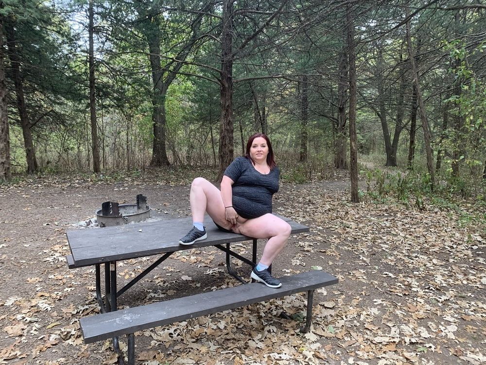 Sexy BBW Pussy in the Woods #40