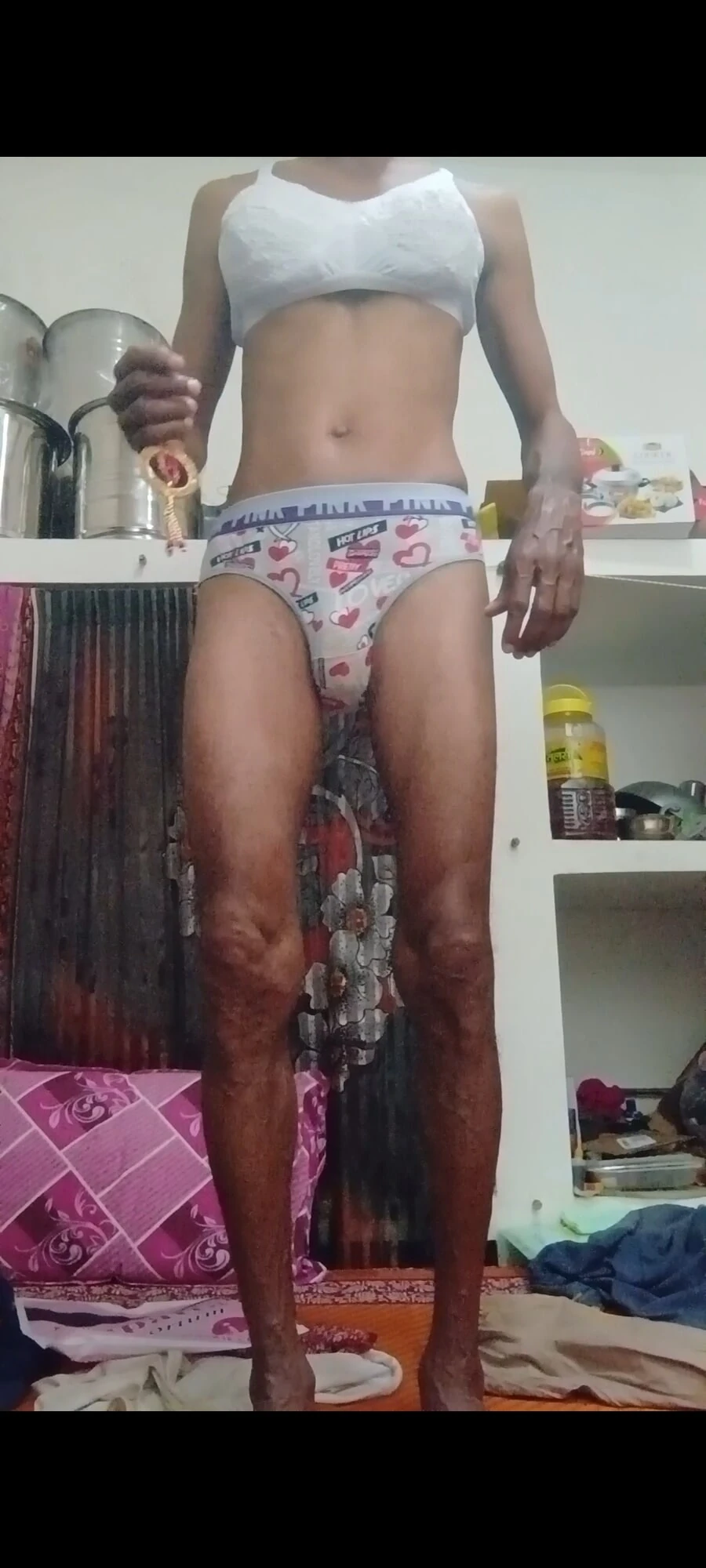 Sissy penis tattoo belly tattoo bra panty #5