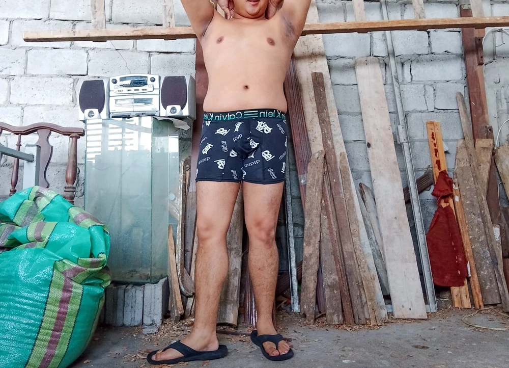 In Boxer (Black) - on my terrace #4