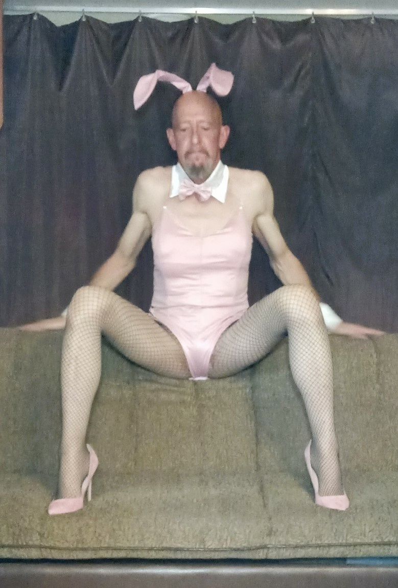 Faggot Andrew Brown Dressed for Easter #16