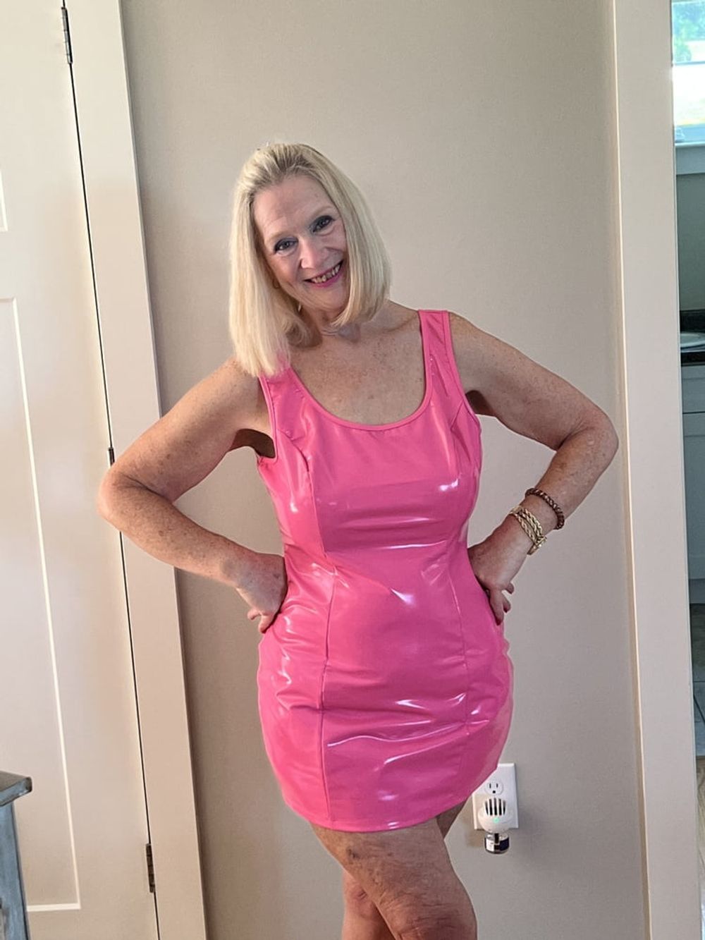 Danielle Dubonnet MILF Pink Dress #7