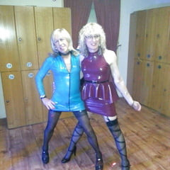 Dressed in latex