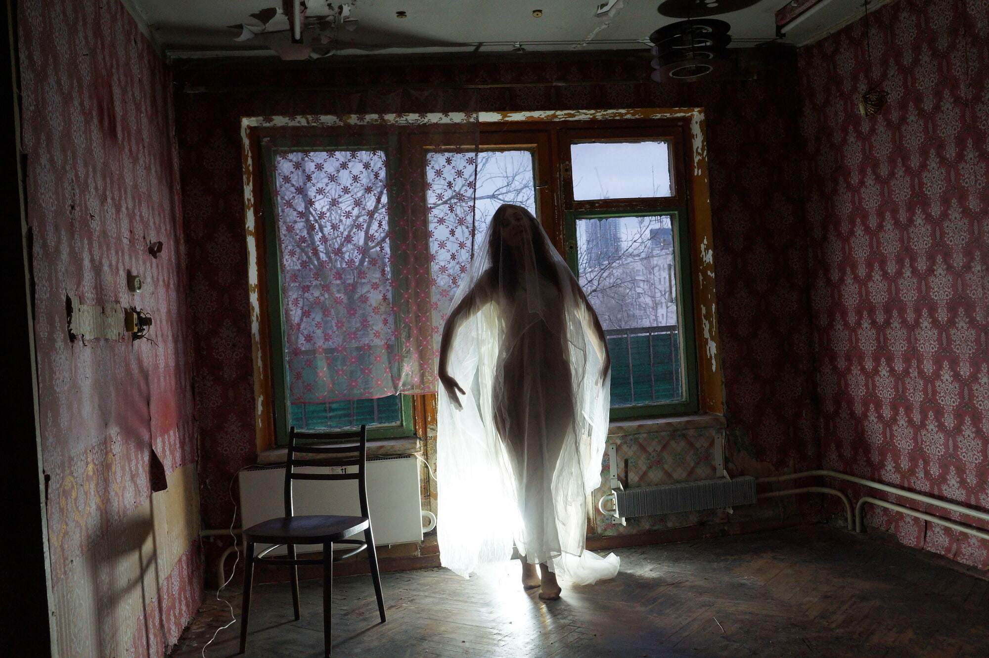 Ghost in a-maj in abandoned House #23