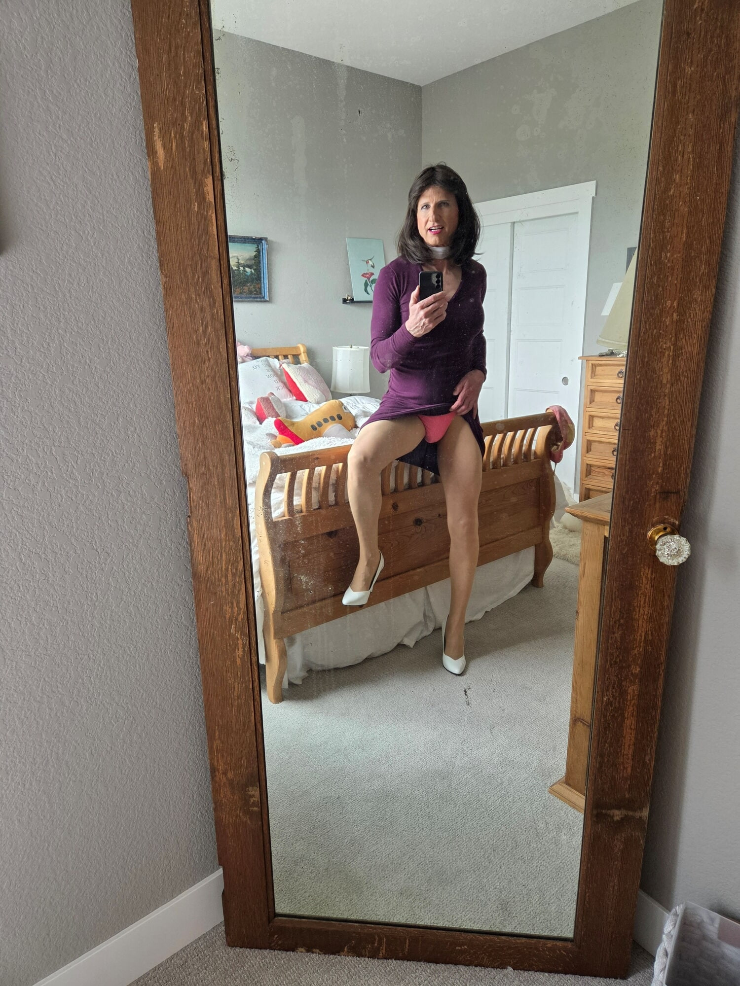 Maroon dress #7