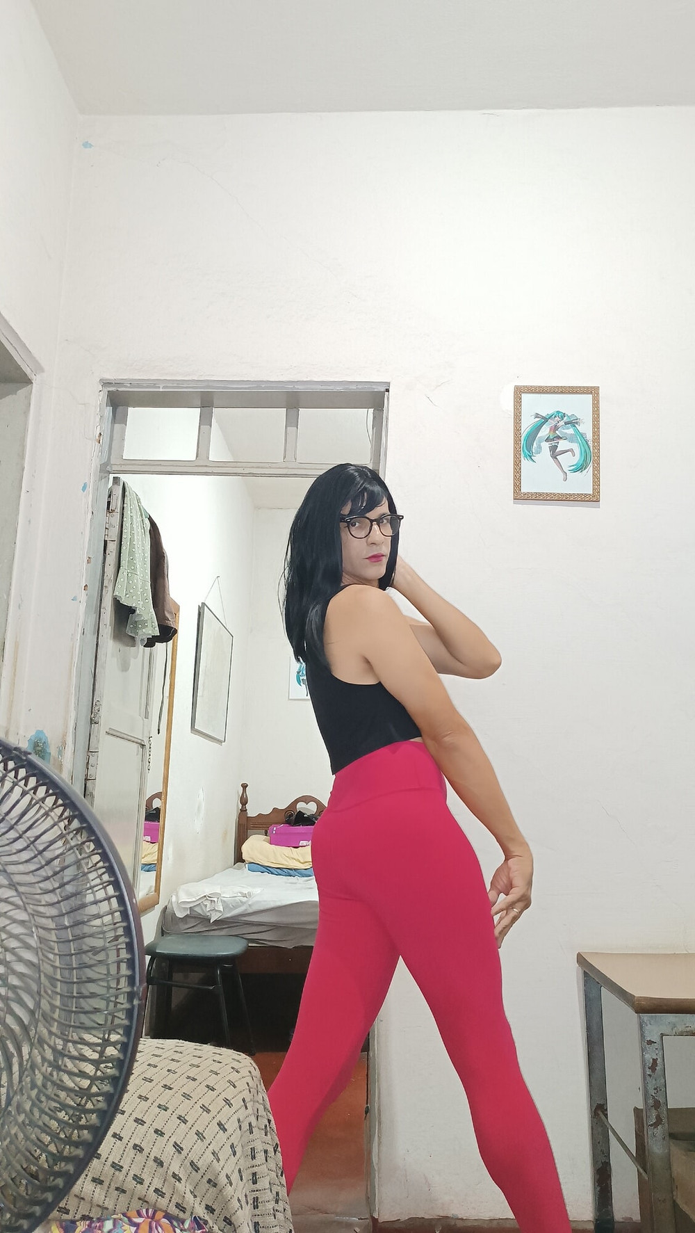 Sakura Nakamura Costume legs Red Gym #26