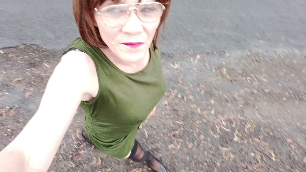 Crossdress Roadtrip- Short forest track walk #8