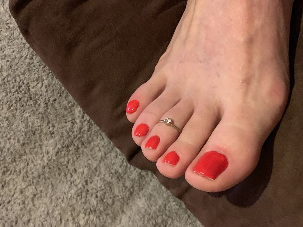 More pics of my feet n toes #4