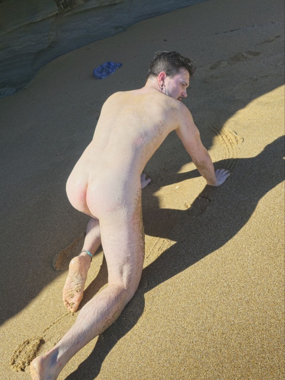 Flroian Johannes Mueller nude at the beach #18