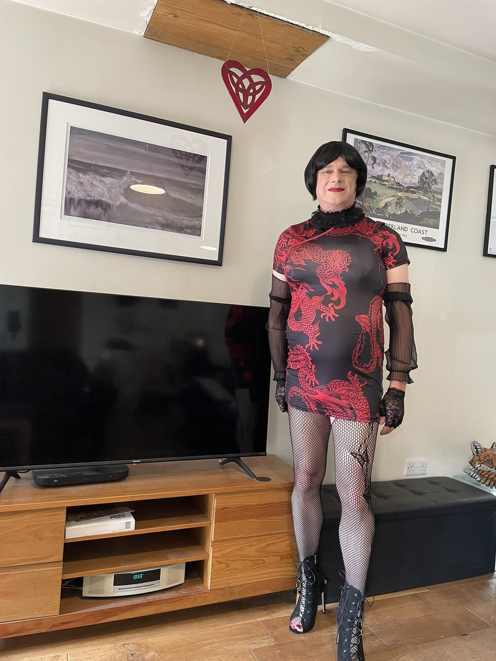 sissy in short dress #7