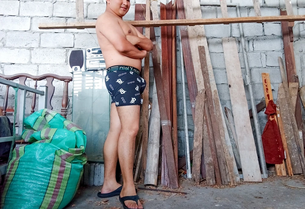 In Boxer (Black) - on my terrace #5