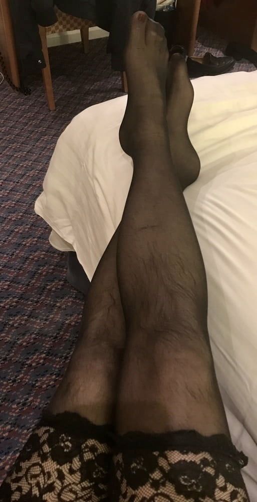 Sexy black stockings