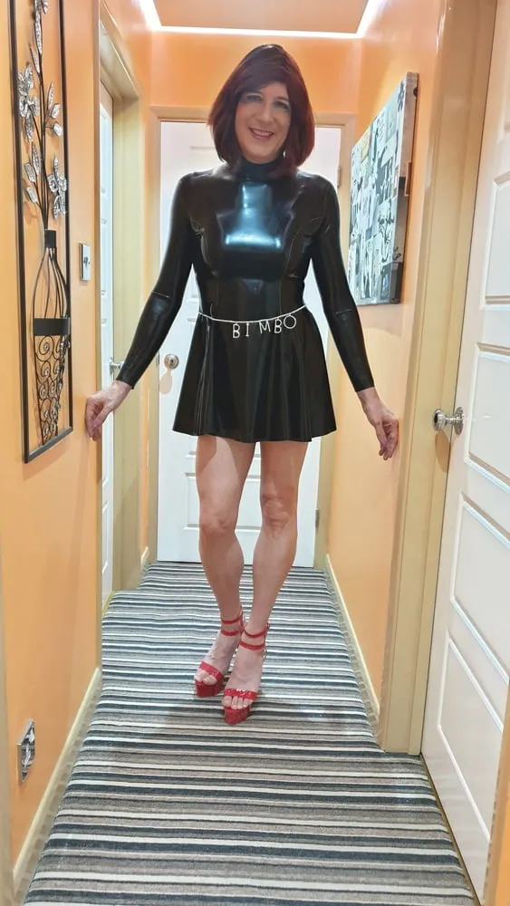 Sissy Lucy In Latex Skater Dress And Chastity Pics Xhamster