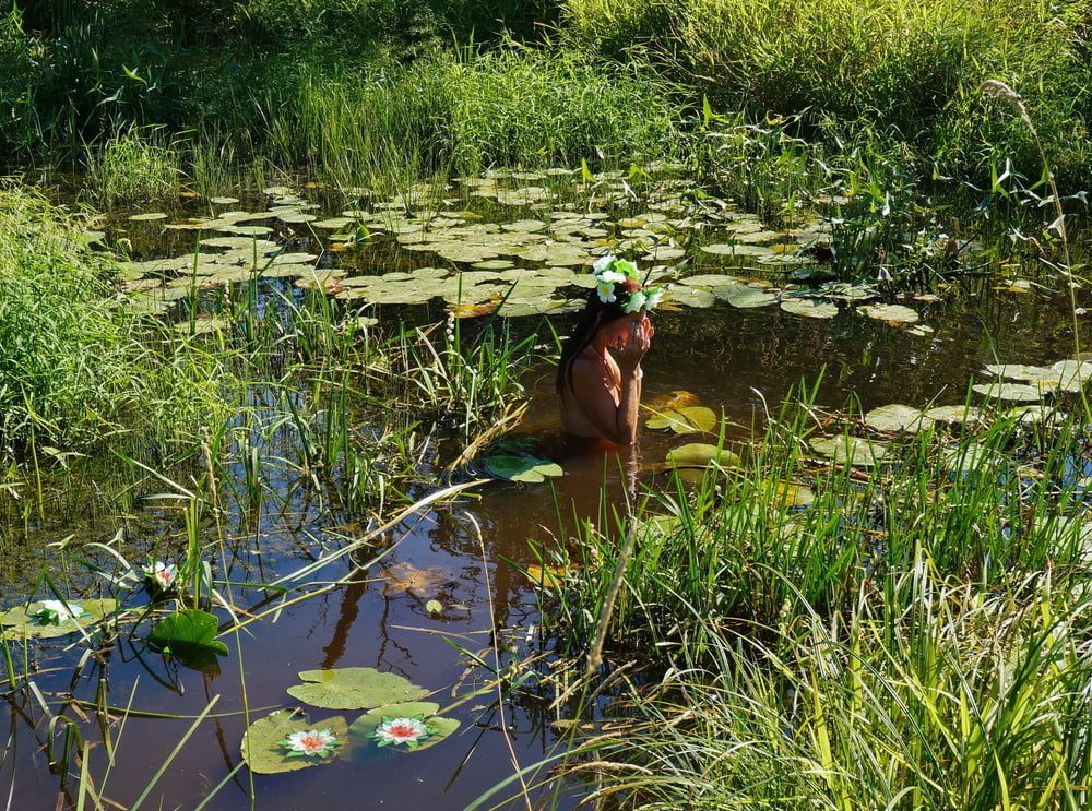 Nude in lazy river #37