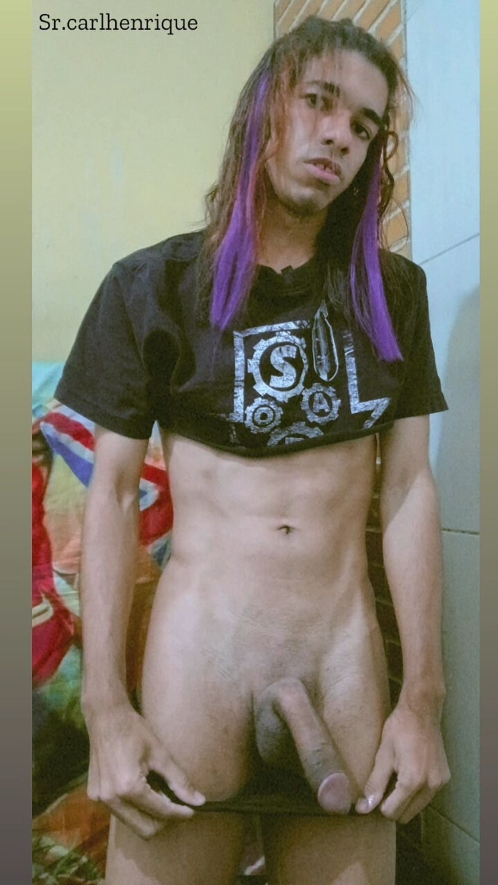 Novinho brasileiro sedutor gay pelado de calcinha sexy #6