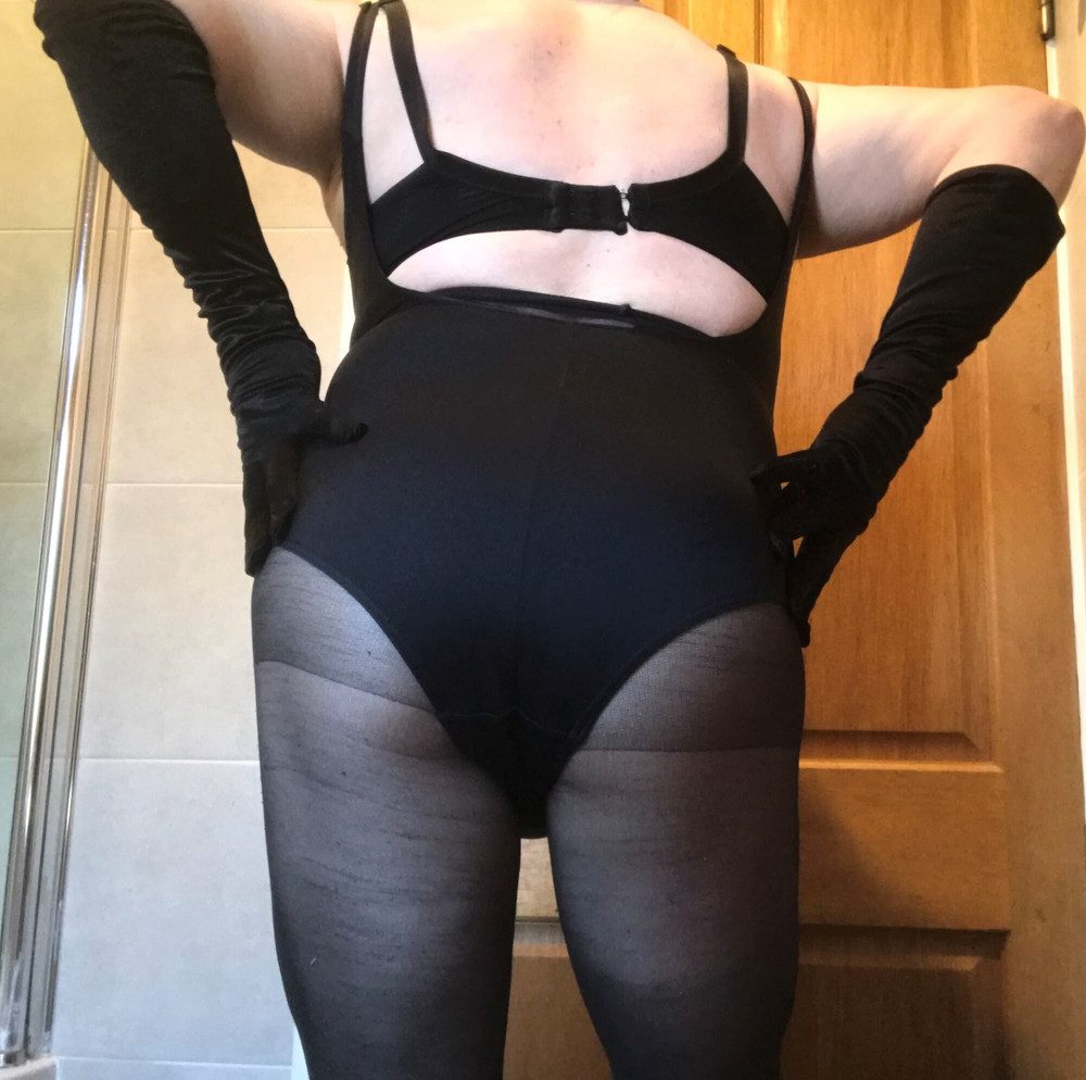 wife's black tights #2