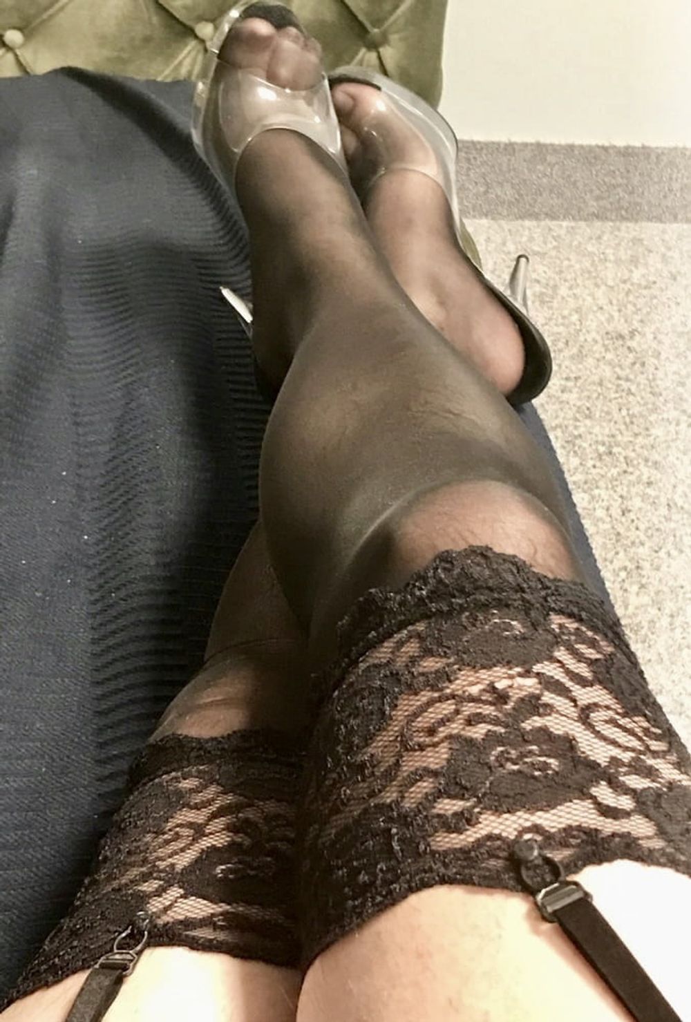 Sexy black stockings #19