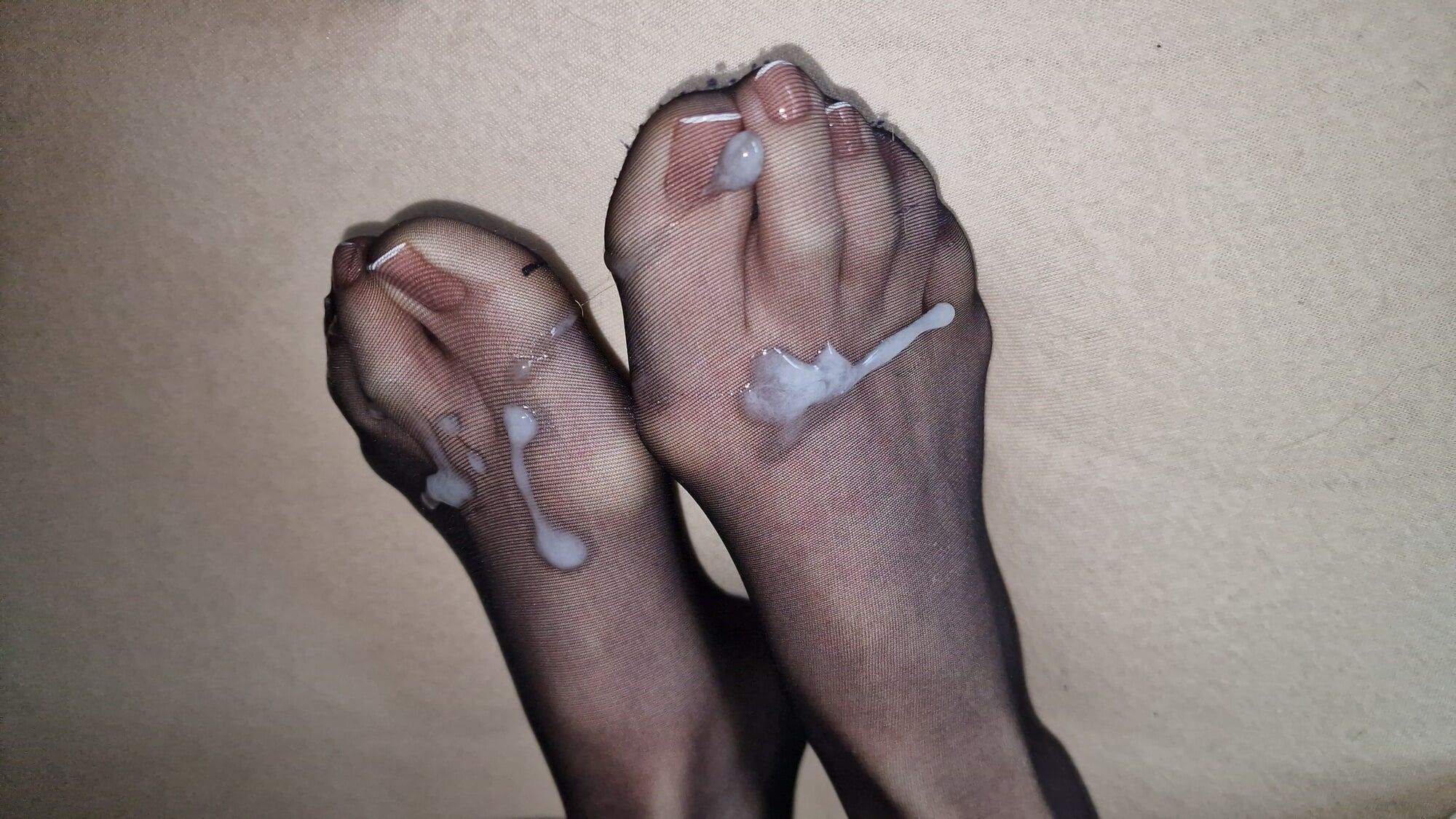 Semen on wife&#039;s feet all the time #11