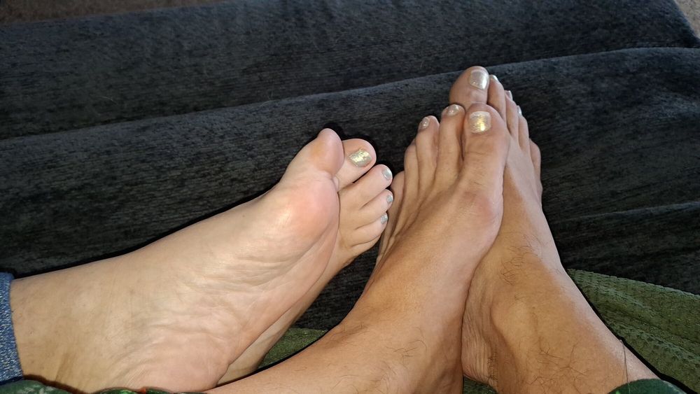 Barefoot footsie before sex #22