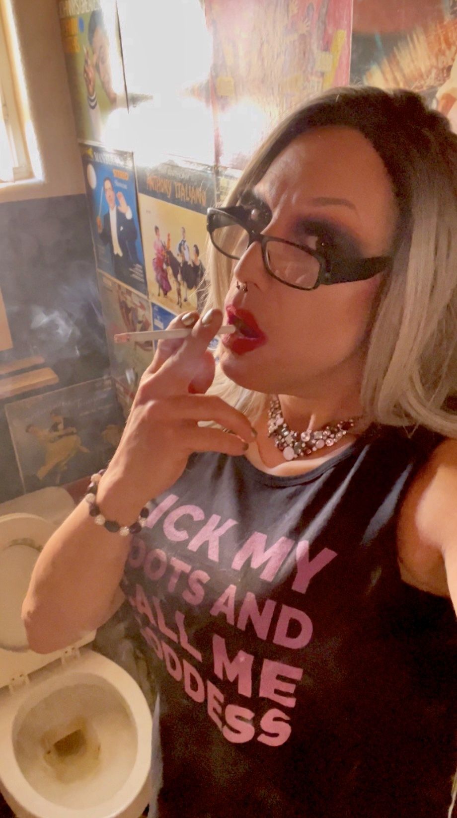 Trans Goddess Smoking Fetish #13