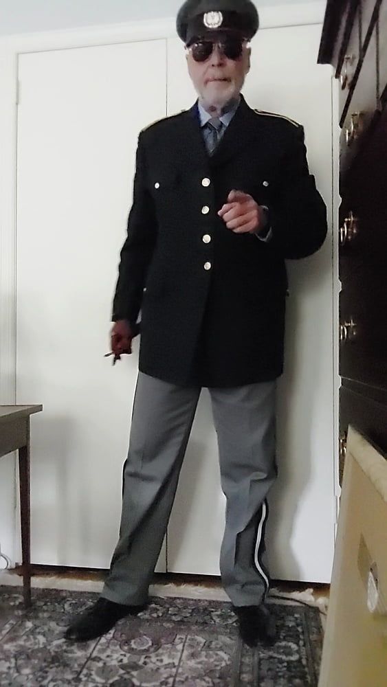 Military officer dressing and in his office  #17