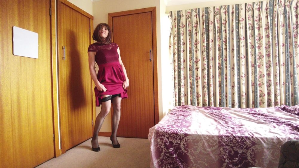 Crossdress Red Dress  #6