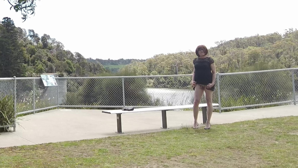 Crossdress roadtrip- local dam #12