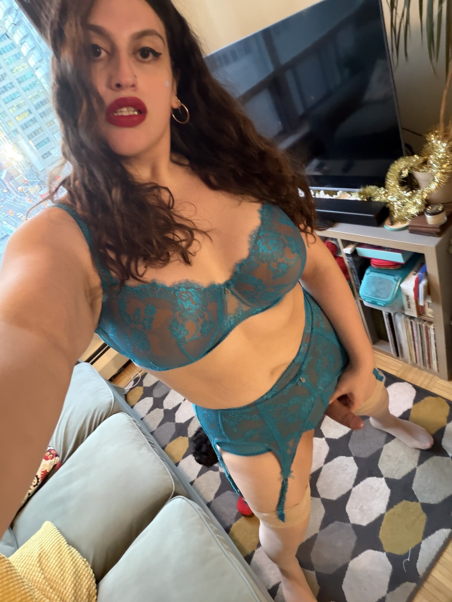 Vintage blue lingerie  #24