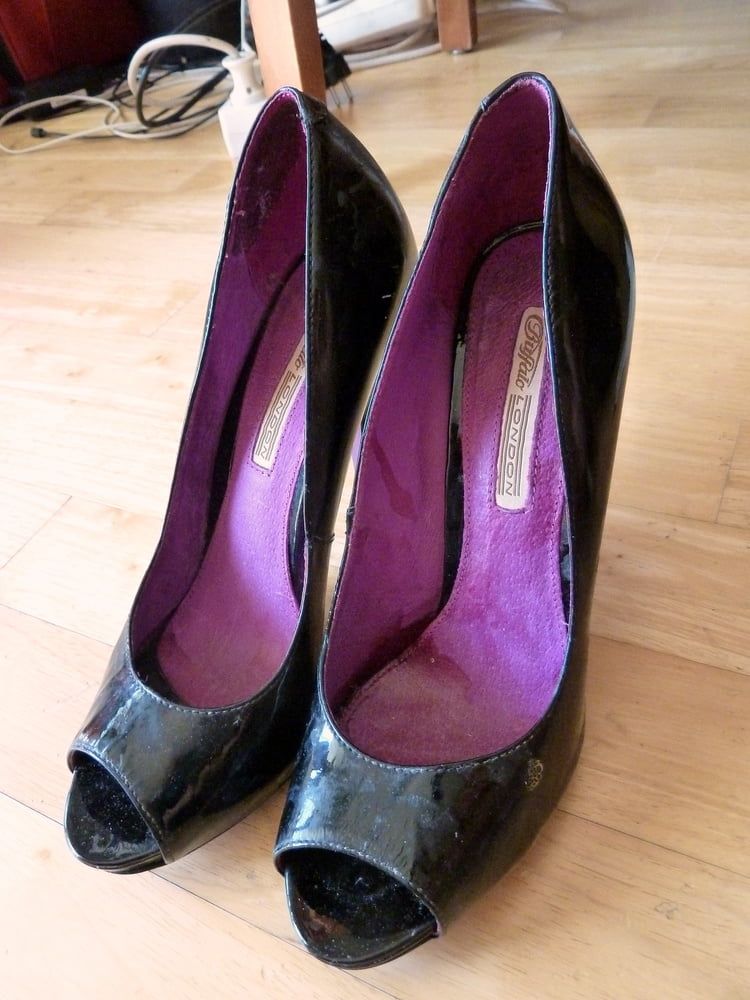 wife's purple Buffalo heels #35