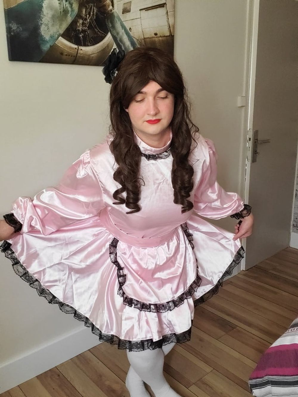 Sissy Light Pink Dress #3