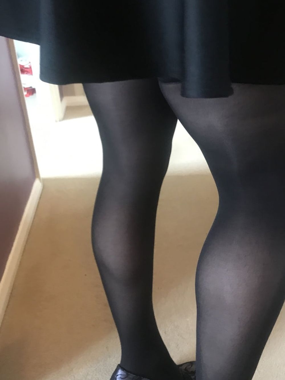 Black hold up stockings #31