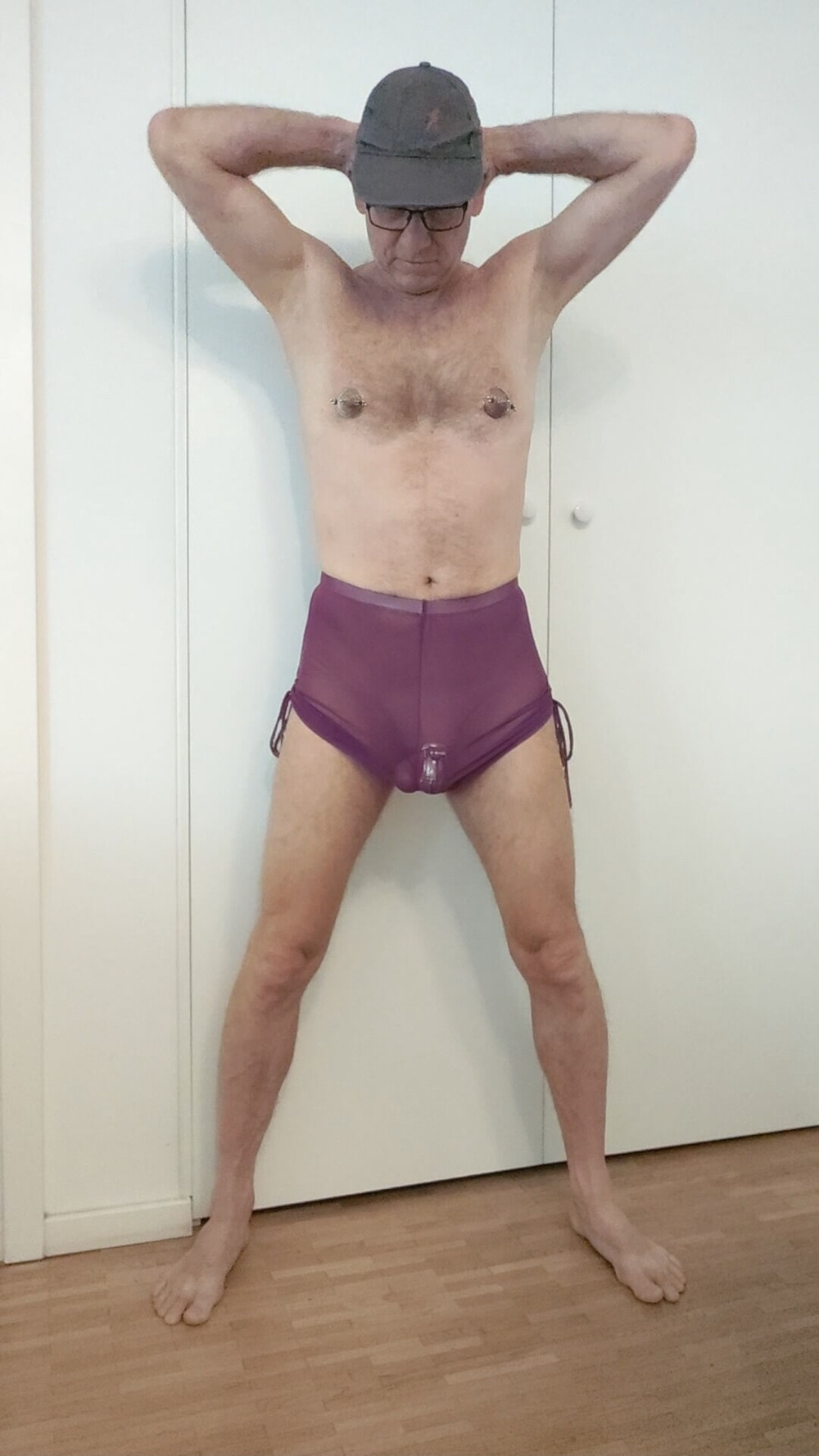 purple transparent panties #10