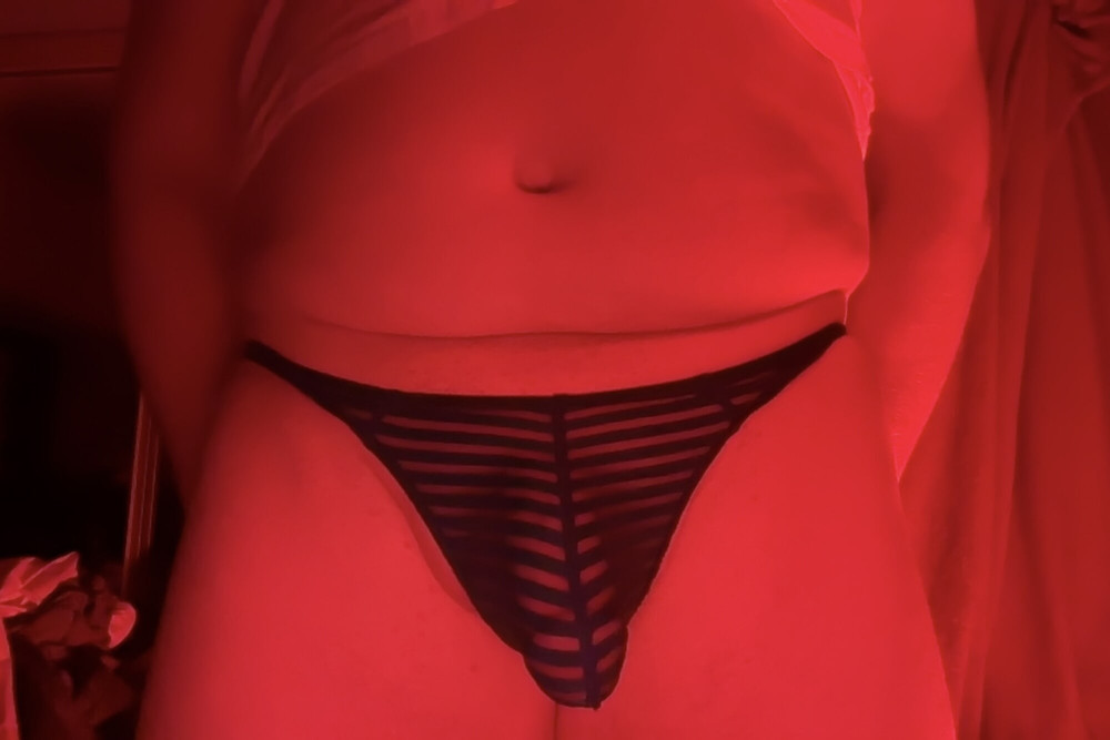 Nude thong try on  #26