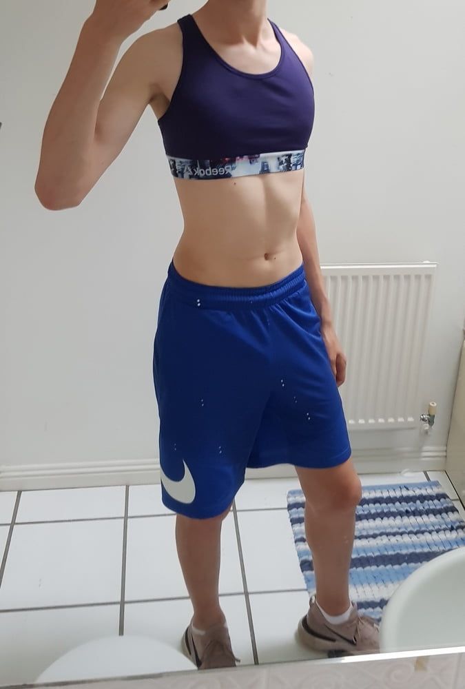 Reebok blue sports bra #33