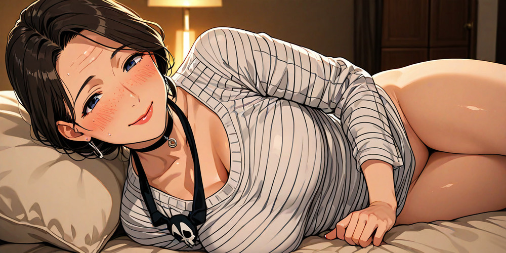 Brunette Teasing Digital Art #30