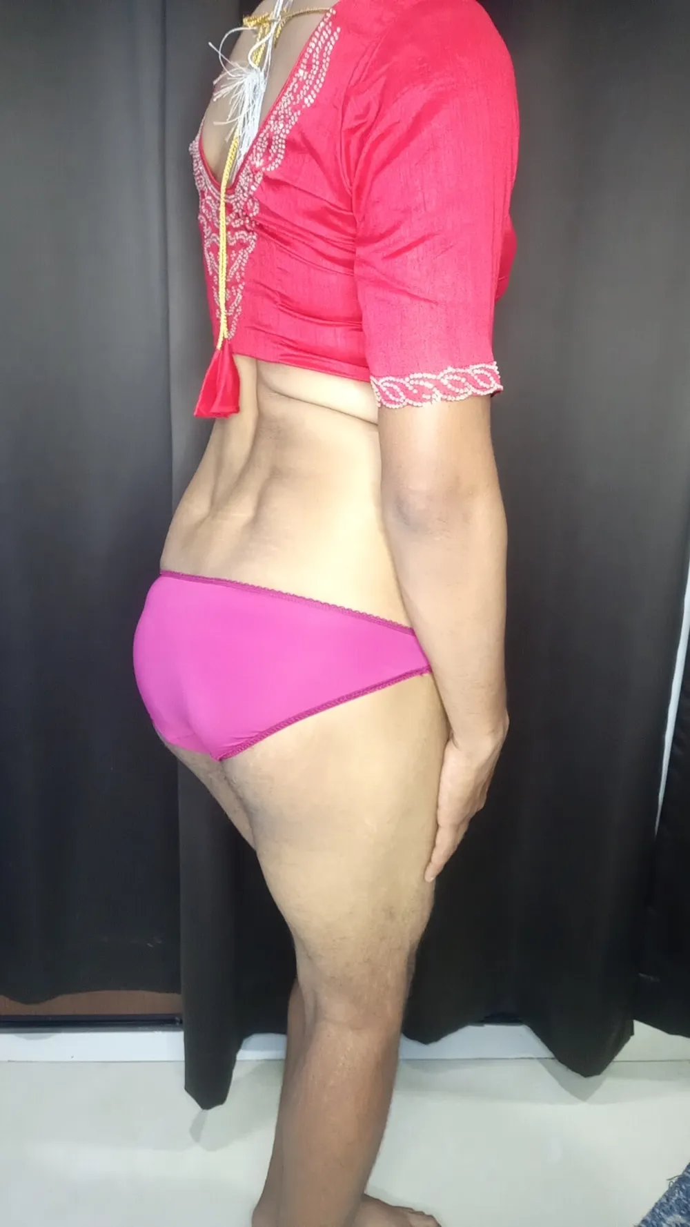 Gorgeous Indian stepmom sexy dress bra panty  #3