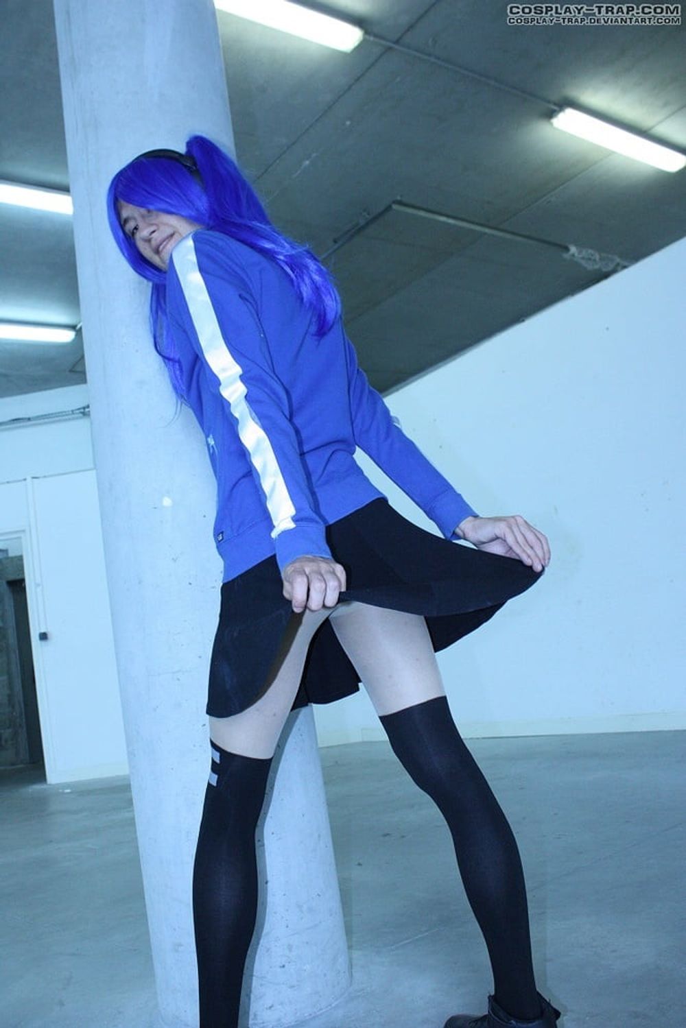 Crossdress cosplay Takane Enomoto getting naughty #4