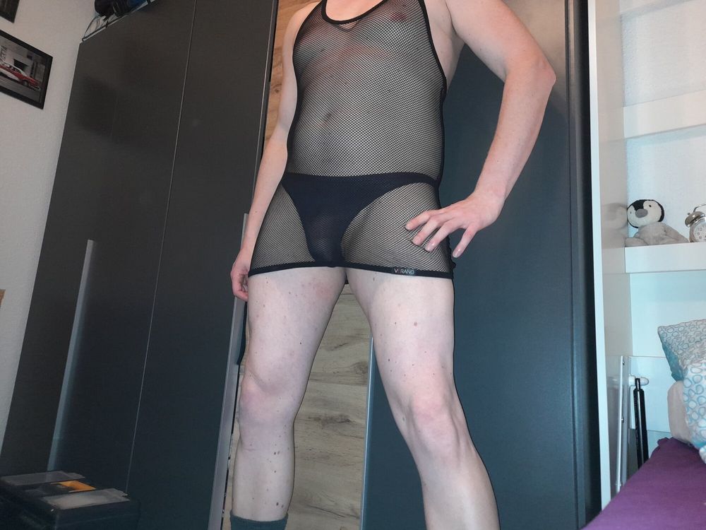 breitbein88 in hooker dress - Would you fuck him? #4