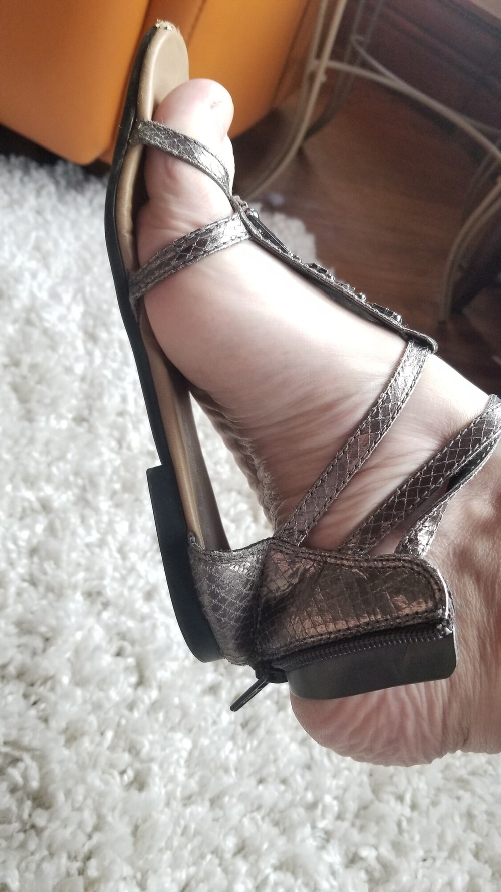 Wearing and Fucking my Girlfriends Shoes #14