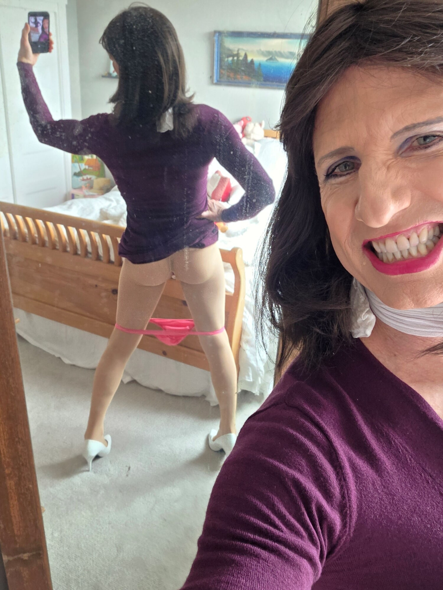 Maroon dress #17