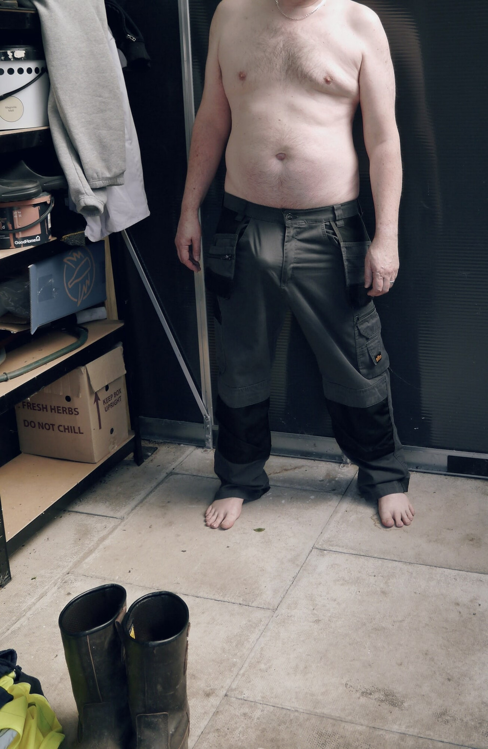 Older workie in his work gear #8