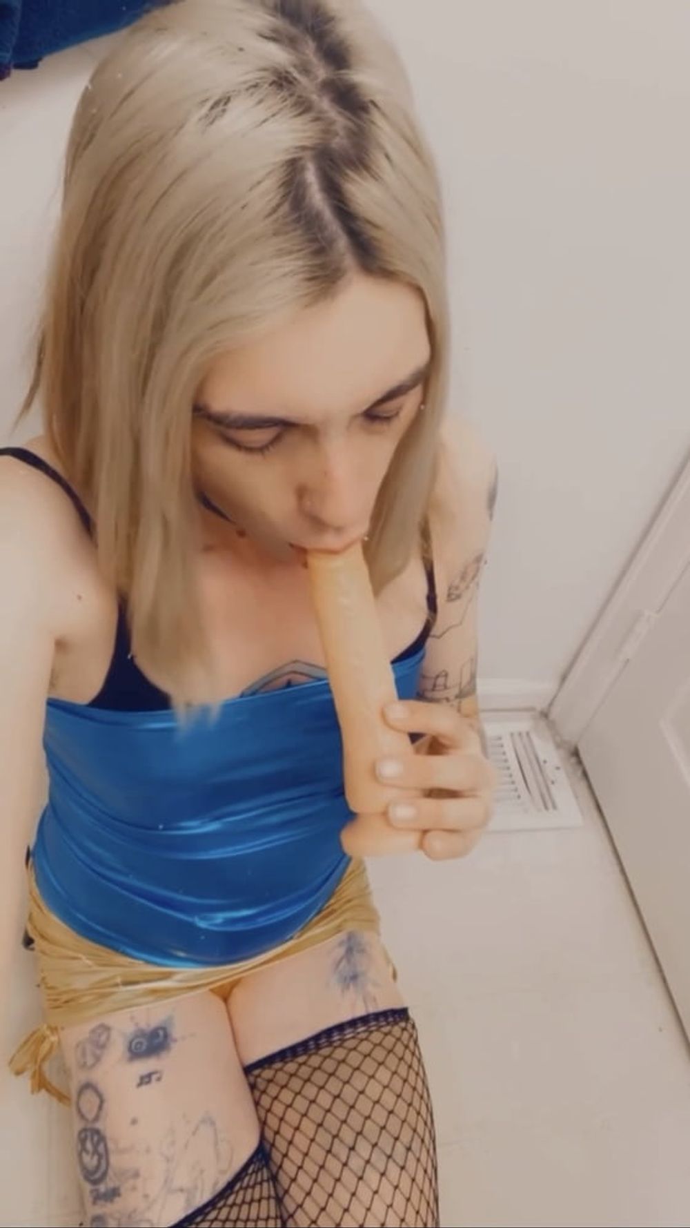 Blue and Yellow Slut #14