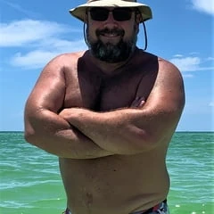 Bear at the beach