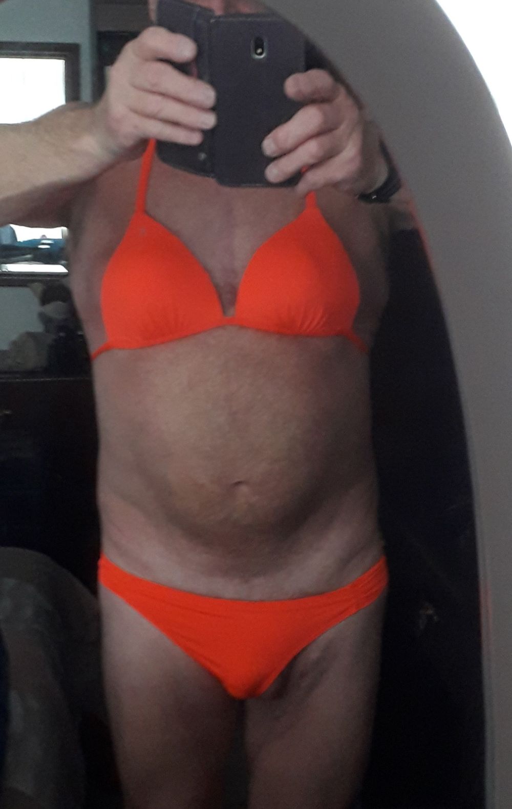 Old bob in a bikinl #3