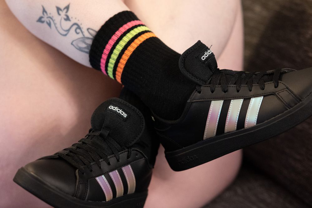 Adidas Sneaker and Socks #13