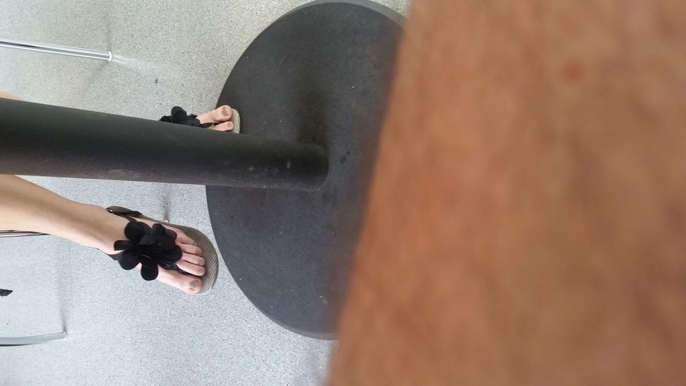 My girls feet in different situations and sandal #17